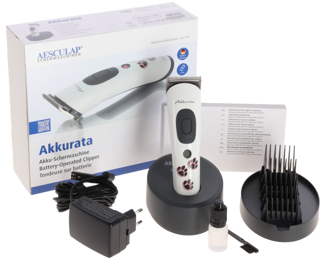 Obsah dodávky u strojku na psy Akurata GT405 